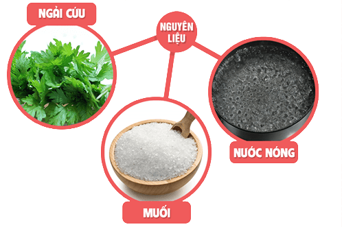 Túi chườm ngải cứu Mimosa - Sưởi ấm , Giảm đau, Thư giãn ! — ảnh 1/2