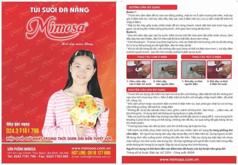 Sử dụng túi sưởi, túi chườm nóng an toàn trong mùa lạnh